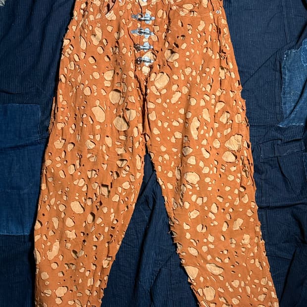 90-00‘s Take Two 디스트레스드 레이어드 컷아웃 팬츠 31