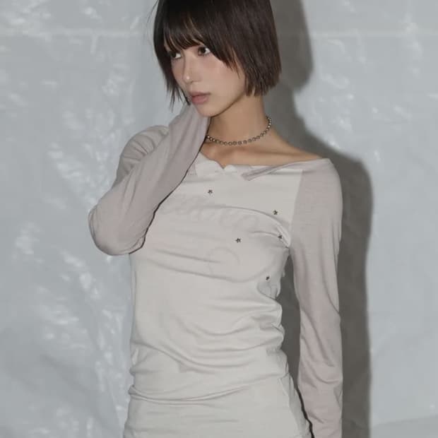 팬시클럽 nasty fancy club 롱슬리브