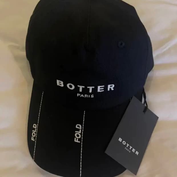🧢 보터 파리(BOTTER) 폴딩 캡 / 블랙
