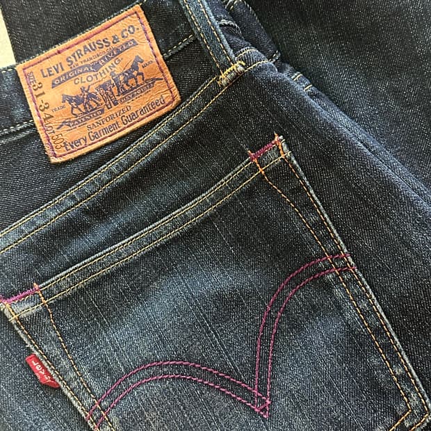 Levi Strauss Japan 503 퍼플스티치데님