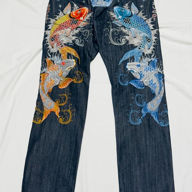 스고이 재팬(Sugoi Japan) 오리엔탈 아카이브 자수 데님