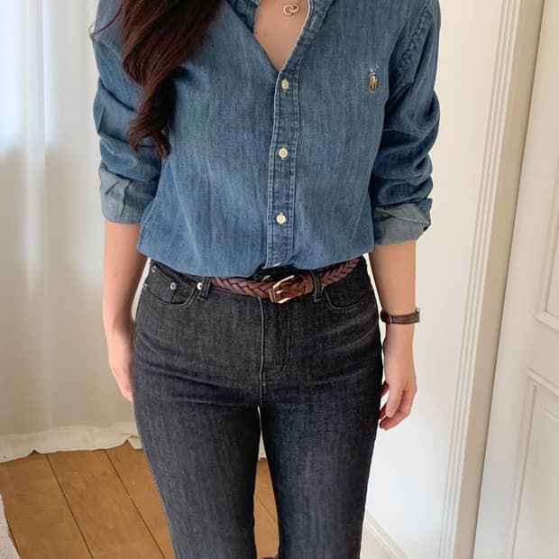 폴로 랄프로렌 여성 데님 셔츠