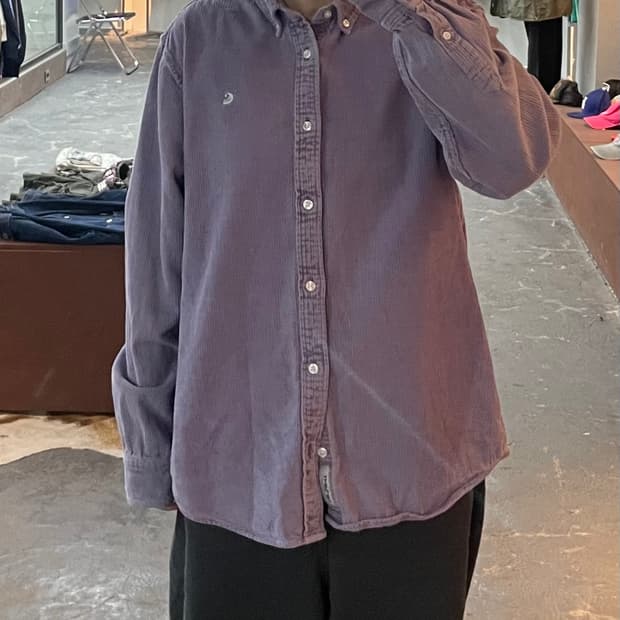 칼하트 코듀로이 연보라 셔츠 H2069