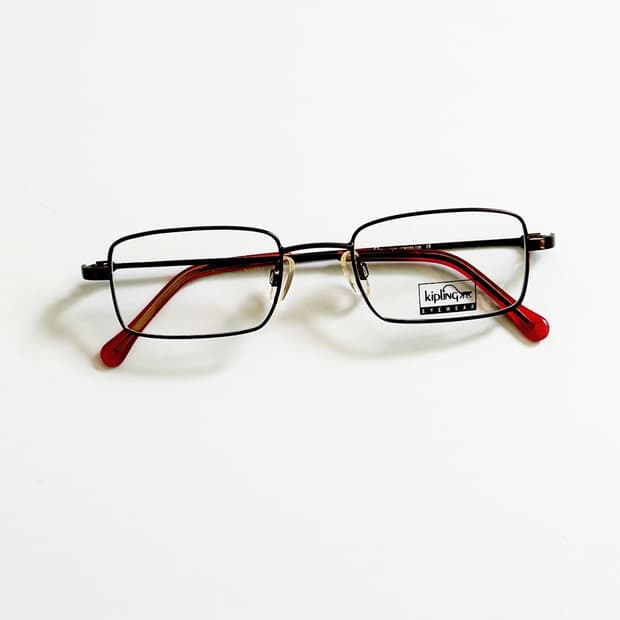 90s KIPLING 슬림 메탈 스퀘어 빈티지 안경