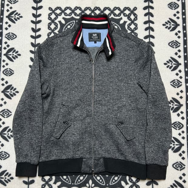 빔즈 하트 헤링본 블루종 자켓