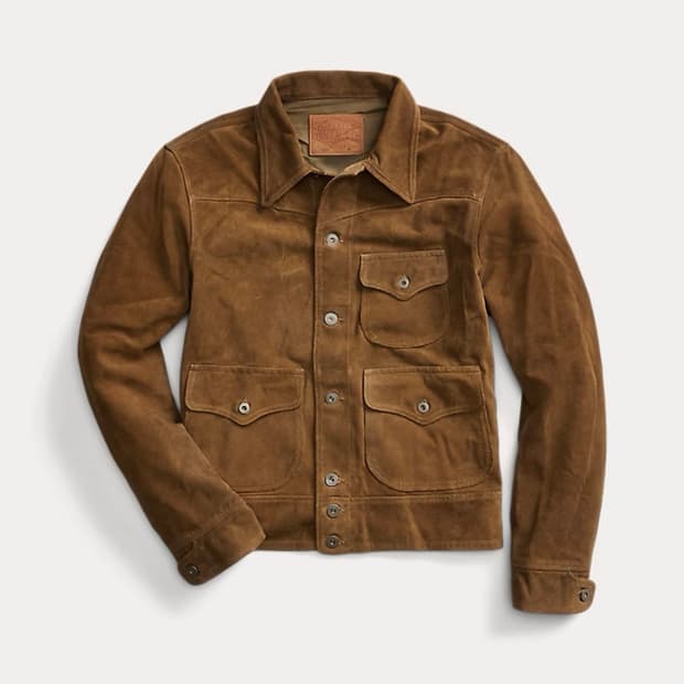 RRL 러프아웃 스웨이드 재킷