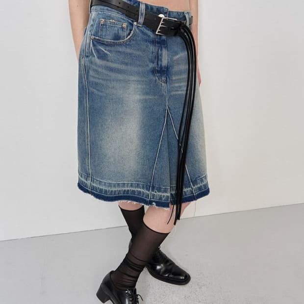 lcdc tm 엘씨디씨 티엠 웨스턴 스트랩 레더 벨트