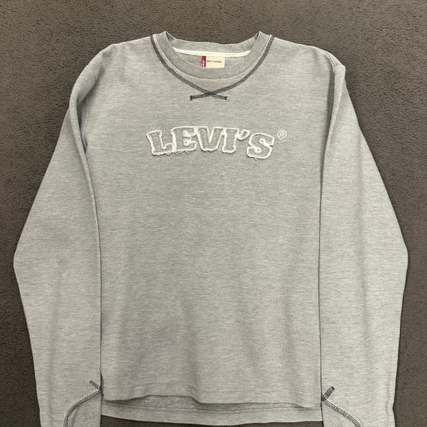 리바이스 빈티지 로고 와플 슬리브 처분 