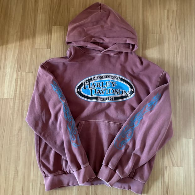 할리 데이비슨 빈티지 후드티 판매합니다 