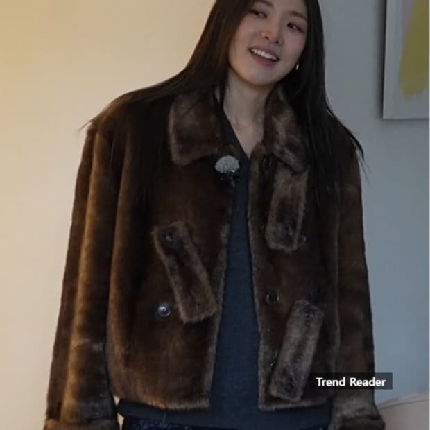 최미나수 착용) 더오픈프로덕트 오픈와이와이 토글퍼자켓