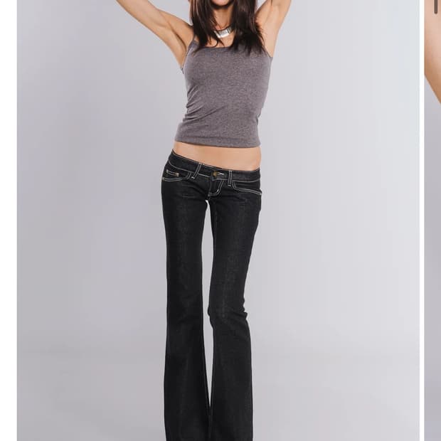 embracek 로우 라이즈 진