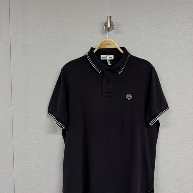 스톤아일랜드 카라 반팔 티셔츠