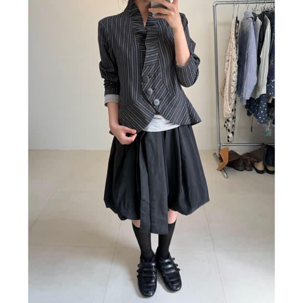 빈티지 스트라이프 자켓