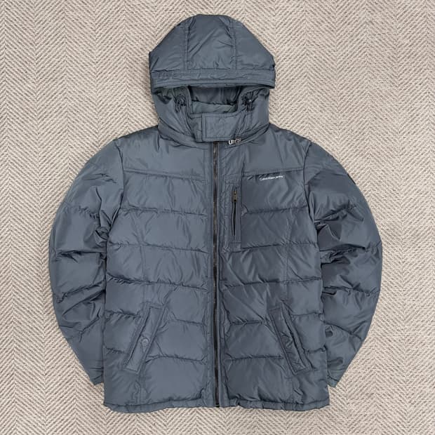 캘빈클라인진스 덕다운 후드 패딩 v1035 