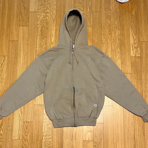 [M] 90s 빈티지 러셀 후드집업 베이지