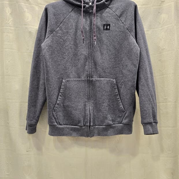 언더아머 기모 회색 후드집업 95