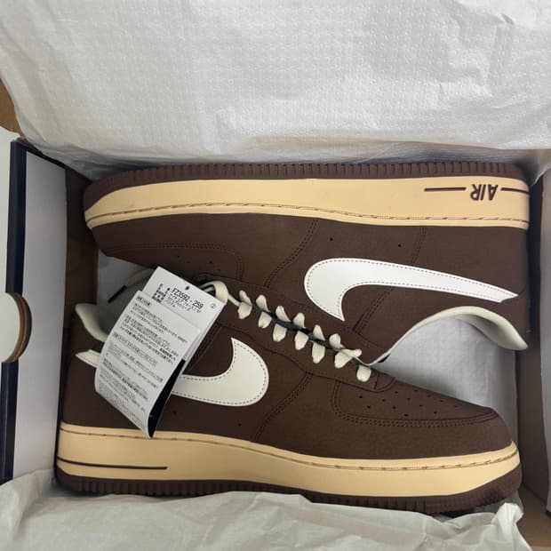 나이키 에어 포스 1 '07 카카오 와우 코코넛 밀크 새상품 290mm