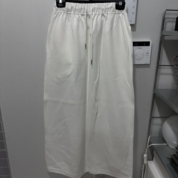 트리밍버드 트레이닝스커트 화이트