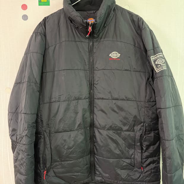 디키즈 블랙 경량패딩 X-LARGE