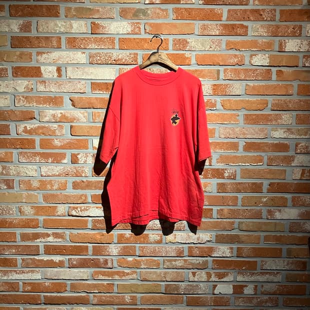 90s USA 빈티지 올드 스투시 비치 루트 서프맨 반팔 티셔츠