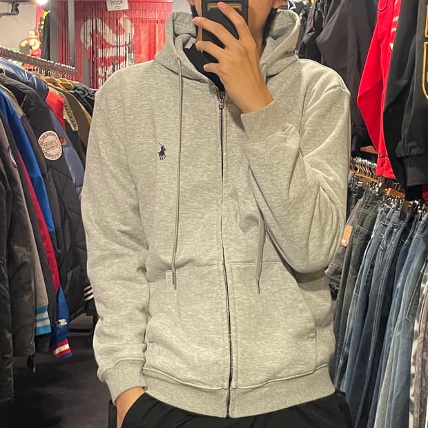 [IM]Polo RalphLauren 폴로랄프로렌 그레이 후드집업