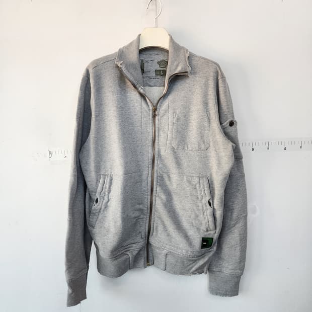 디젤 회색 집업 자켓