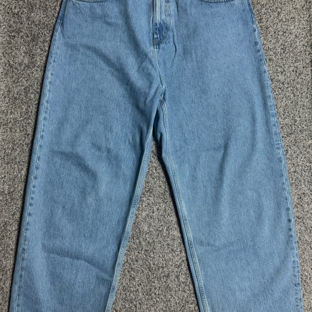 칼하트 윕 브랜든 팬츠 블루 스톤 블리치드