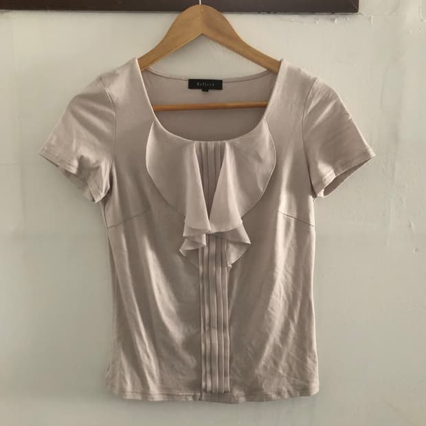 로걀 페어리 모리 프릴 반팔티셔츠