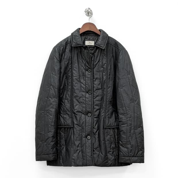 아이그너 퀼팅 자켓 블랙