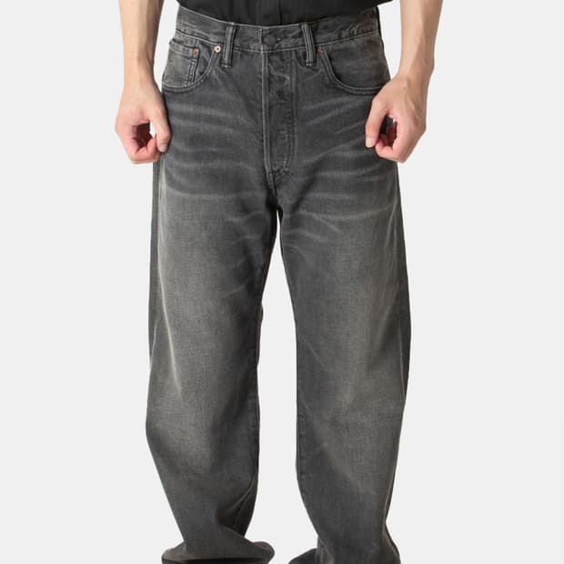 RRL 더블알엘 스트레이트 블랙 더스티 워시 데님 34 32 새상품