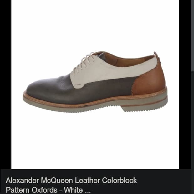 알렉산더 맥퀸 누벅 새들 더비 슈즈