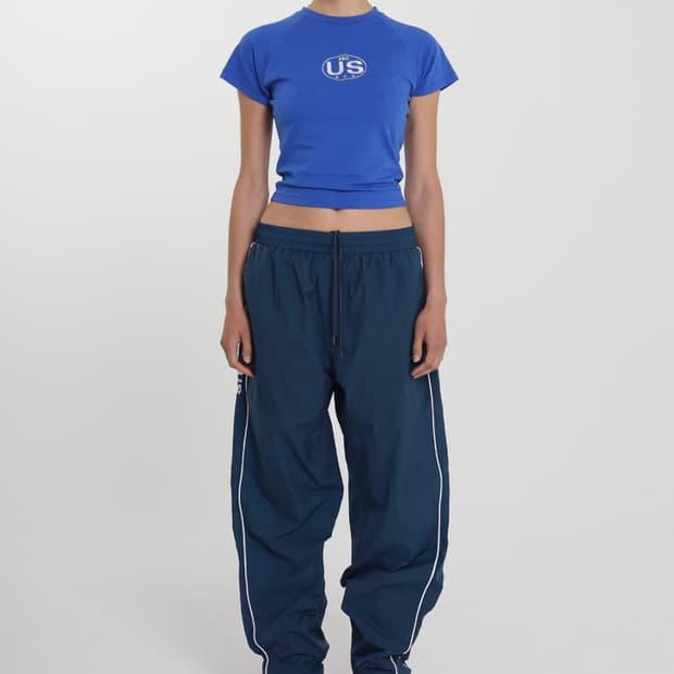 Seo 에스이오 us logo mini tshirt blue