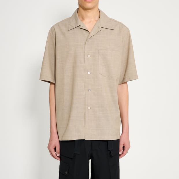 [4] 오라리 슈퍼파인 울 하프슬리브 셔츠