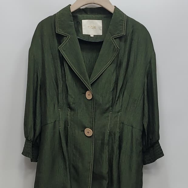 maje 20SS 마쥬 아세테이트 자켓 / 여 82-88-160 카키
