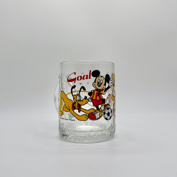 일본빈티지 | Disney soccer vintage glass mug