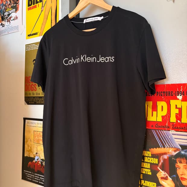캘빈클라인진스 로고 반팔티