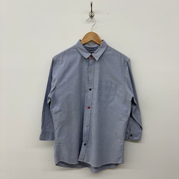 빔즈 컬러 버튼 포인트 셔츠 여성 L