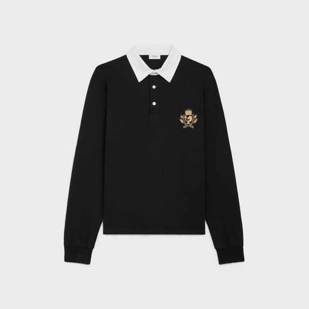 셀린느 PK카라 엠브로이더리 맨투맨