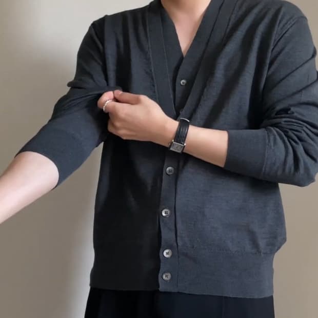 르메르 더블 레이어드 가디건