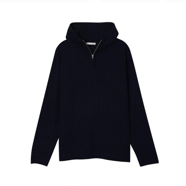 바라클라바 니트 집업 3 color