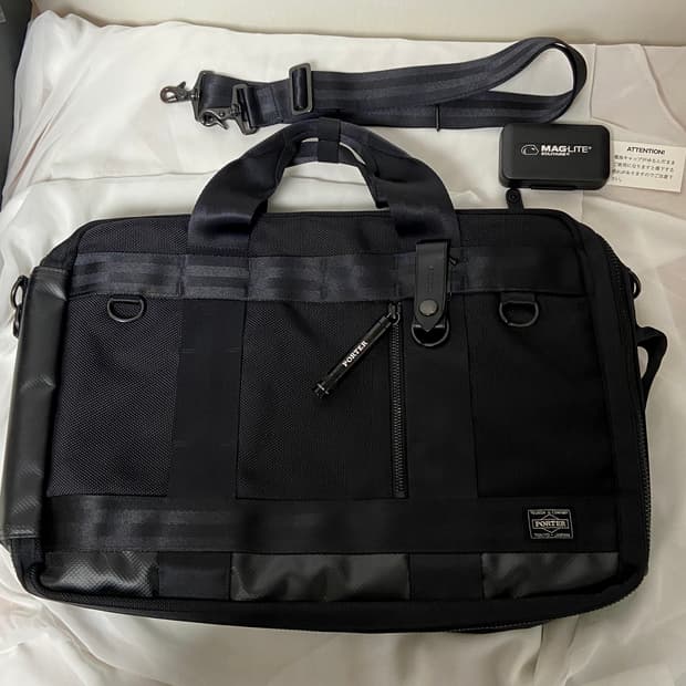미품)요시다포터 porter 히트 3way 브리프케이스