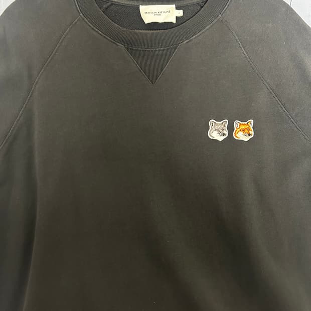 메종키츠네 맨투맨 L