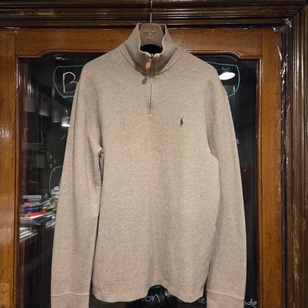 폴로랄프로렌 짚업 스웻