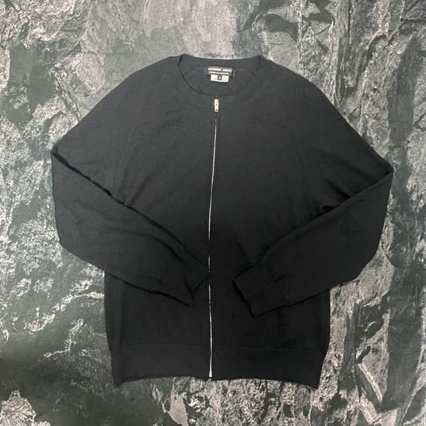 꼼데가르송 옴므 듀스 라운드 넥 가디건