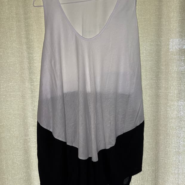 BALLOON LAYERED SLEEVELESS