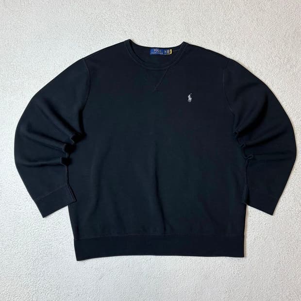 폴로 랄프로렌 로고 큐알 크루넥 맨투맨 PN6975