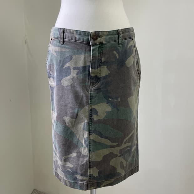 유나이티드 애로우즈 카모플라주 스커트 
