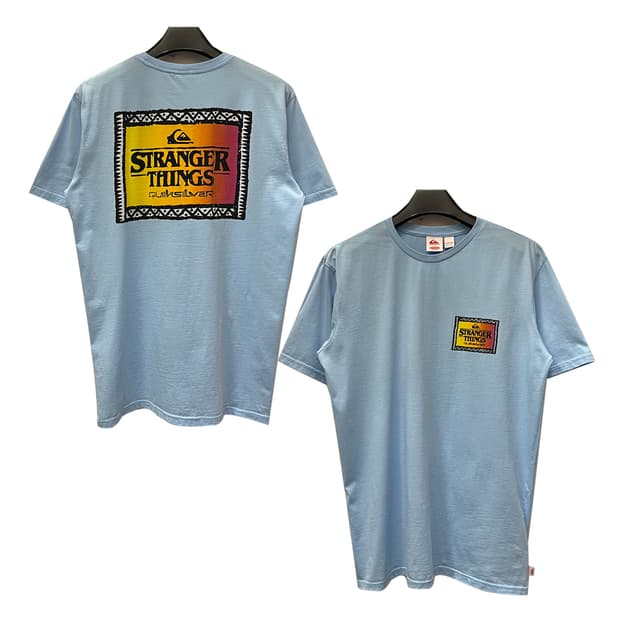 Quiksilver 퀵실버 x 기묘한 이야기 반팔티 M