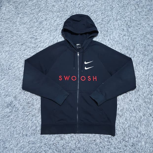 나이키) XL 남자 더블스우시 후드집업 / 왕눈이샵