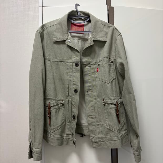 리바이스 레드 데님자켓